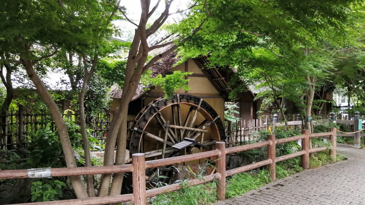 深大寺蕎麦巡り風車